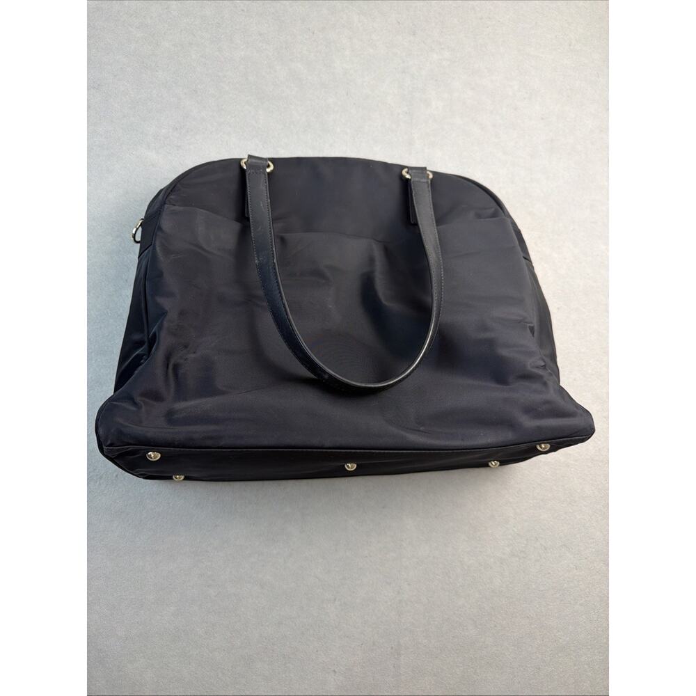 Lo & Sons OG O.G. Laptop Large Black Bag Tote Weekender Leather Handles Sleeve